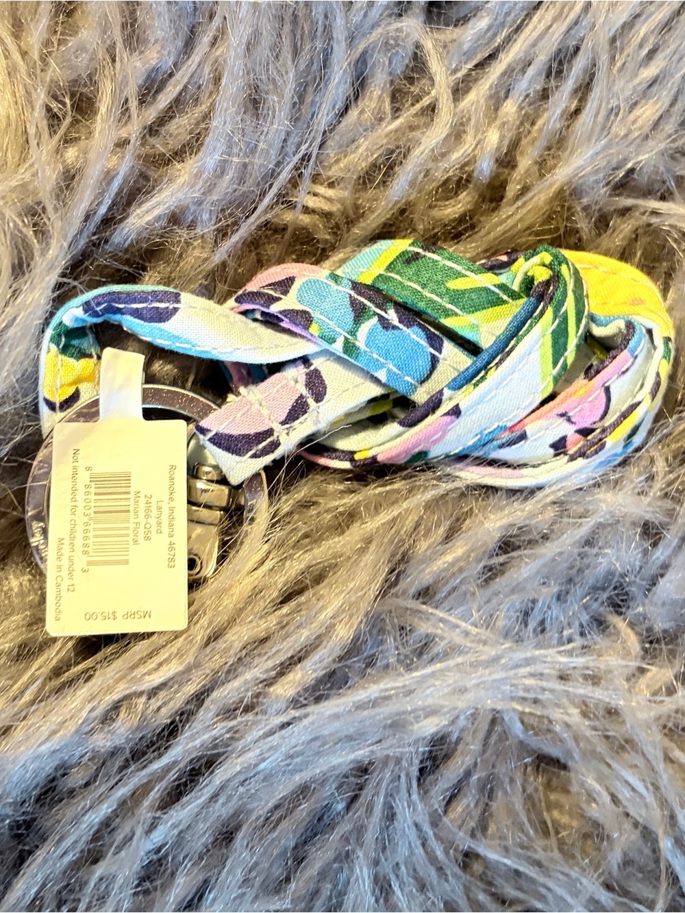 Vera Bradley Marion Floral lanyard